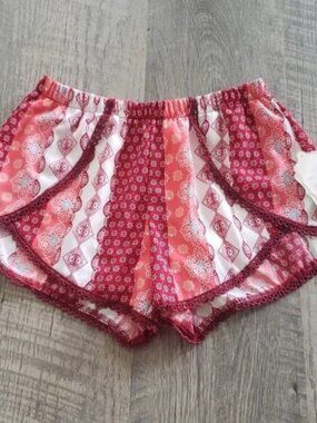 NWT Altar'd State Red Flowy Shorts.